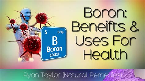 Boron Benefits For Health Youtube