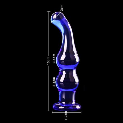 box glass anal plug bullet sex toys for man women prostate massager gspot crystal