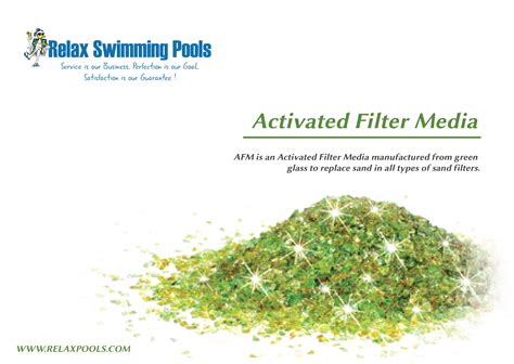 Activated Filter Media Afm Is An Activated Filter Media Manufactured From Green Glass To