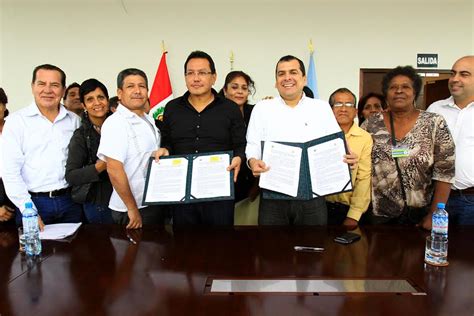 Prensa Itv Peru Convenio De Obras Para Mi PerÚ Entre Gobierno Regional