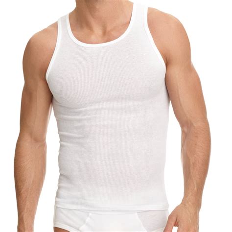 3 6 Packs Mens 100 Cotton Tank Top Wife Beater A Shirt Undershirt