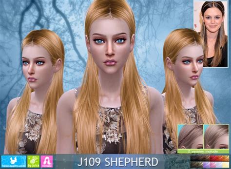 Sims 4 Hairs Newsea J109 Shepherd Hair