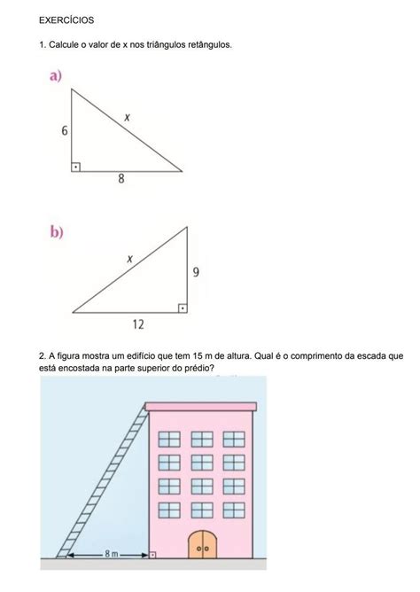 MatemÁtica Fundamental Teorema De PitÁgoras