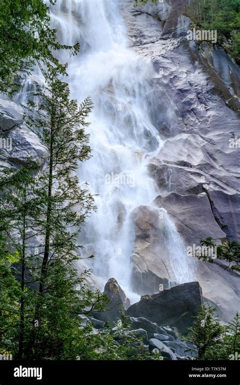 Waterfall Shannon Falls Provincial Park Squamish British Columbia