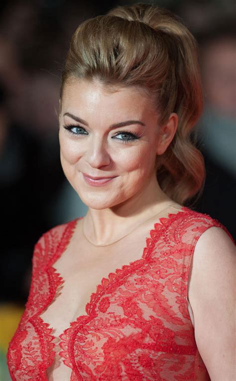 Sheridan Smith Barely Covers Her Boobs With Risqué Sheer Top At Harry
