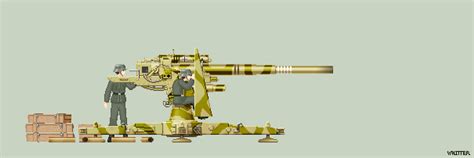 Flak 36 88mm Pixel Art Rimaginaryweaponry