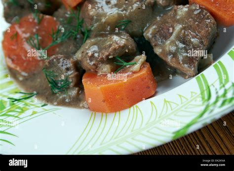 Daube Stew Classic Provença French Stew Made With Inexpensive Beef