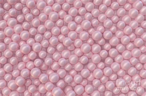 Pink Pearl Background Digital Art By Allan Swart