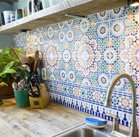 Backsplash Marokkanische küche Orientalische fliesen Marokkanischer