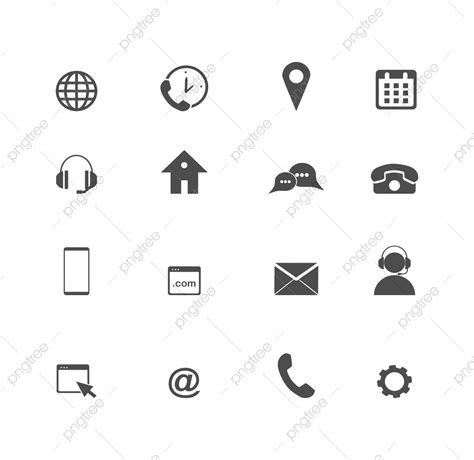 Contact Us Contacts Vector Hd Images Contact Us Icons Simple Flat