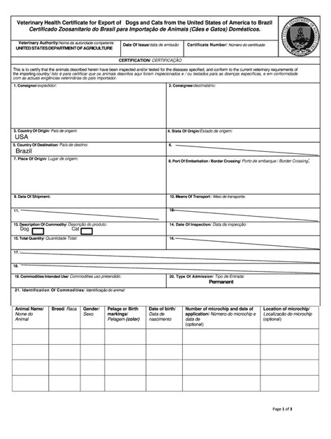 Health Certificate For Dogs Pdf Fill Out And Sign Online Dochub