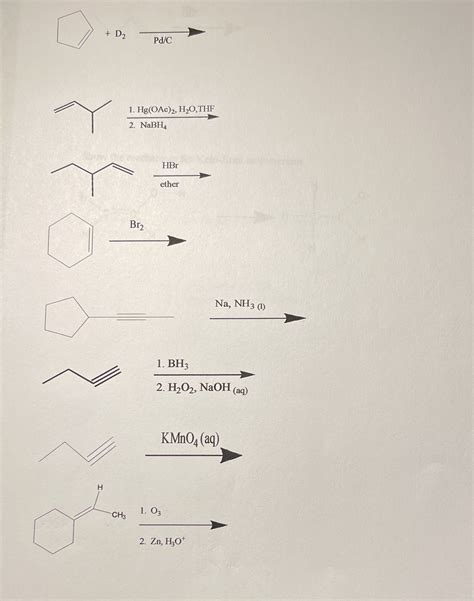 Solved Draw Major Products Of Each Reactions And Indicate