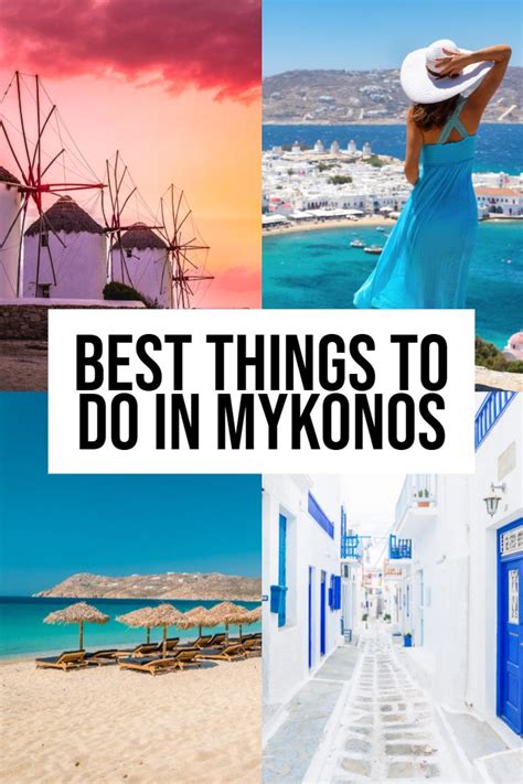 Things To Do In Mykonos A Weekenders Guide To The Island Greece