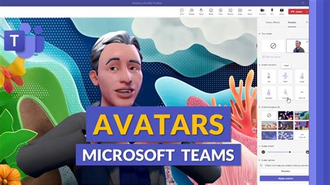 How To Use Avatars In Microsoft Teams Meetings Youtube