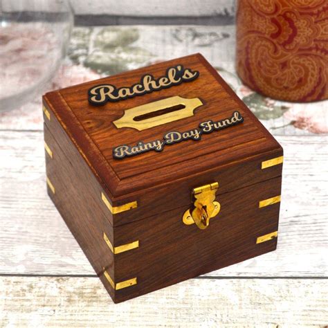 The money will be available to use the next time you. Personalised Wooden Money Box By Gifts Online4 U ...