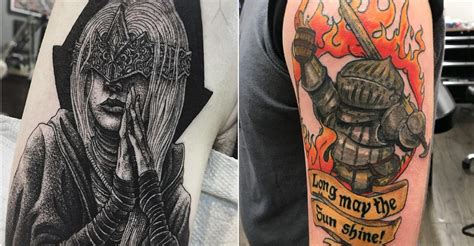20 Awesome Dark Souls Tattoos Guaranteed To Make You Praise The Sun