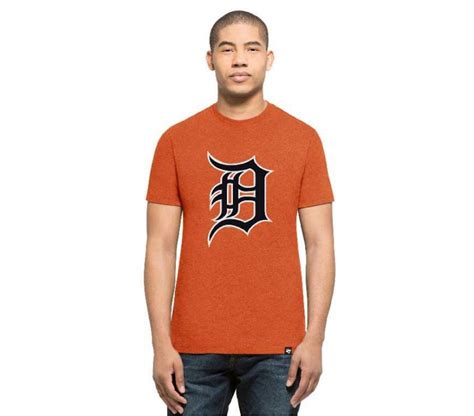 47 Detroit Tigers S Orange Club Tee T Shirt Seknovelty