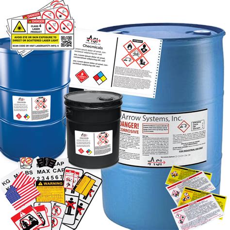 Chemical Label Printing Arrow Systems Inc