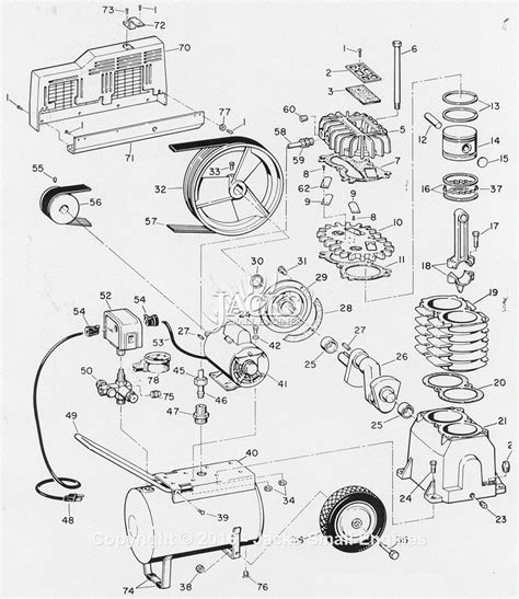 Campbell Hausfeld Fl3307 Parts Diagram For Air Compressor Parts