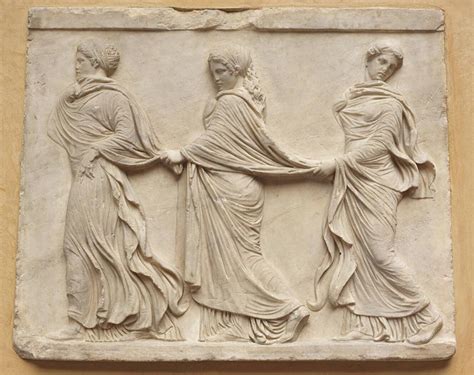 Relief Of Three Dancing Nymphs Works Collections At SBMA Santa