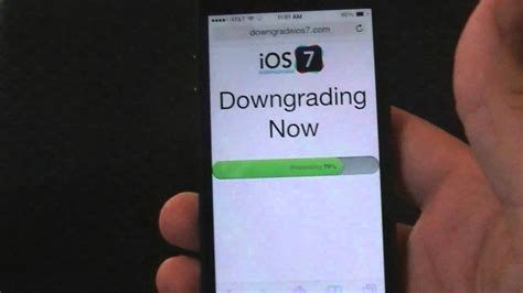 How To Downgrade From Ios 7 To Ios 6 Or Ios 5 Youtube