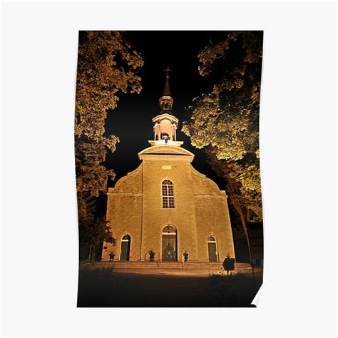 Historic St Stephens Church Chelsea Poster By Hummingbirds Redbubble