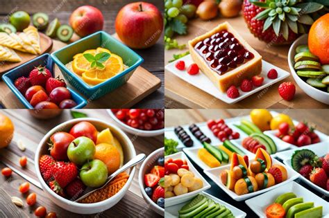 Premium Ai Image A Collage Of Photos Of Fruits And Vegetables