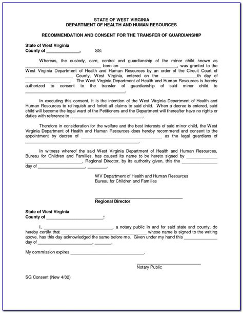 Free Printable Guardianship Forms Texas Printable Form 2024