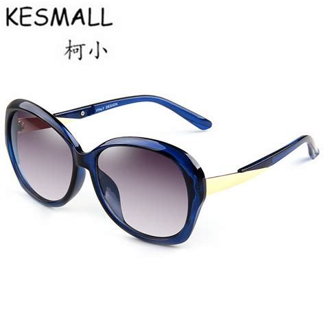 kesmall 2018 sunglasses women glass round face sun glasses female retro polarized oversize