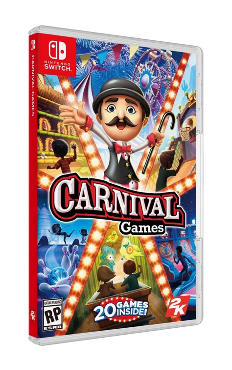 2k Announces Carnival Games For Nintendo Switch Partying Hard This