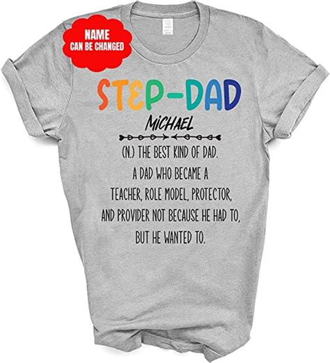 Stepdad Definiion Shirts Personalized Stepdad Shirt Stepdad Shirts From Daughter