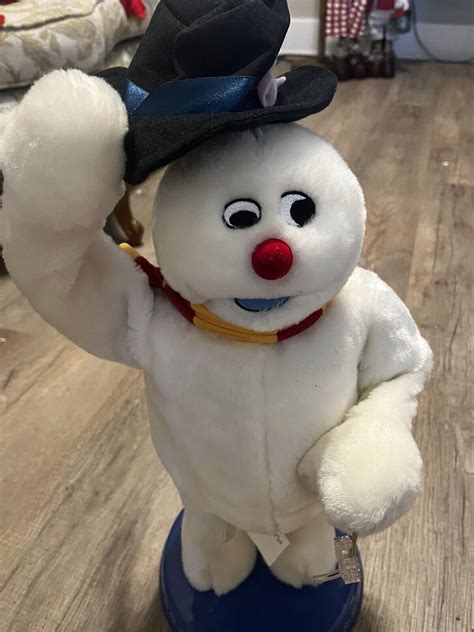 gemmy frosty the snowman snowflake animated sings shakes body does not move arms ebay