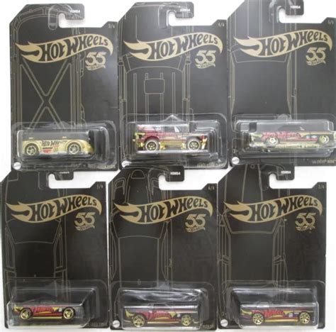 Hot Wheels Complete Cars Set Th Anniversary Pearls Chrome