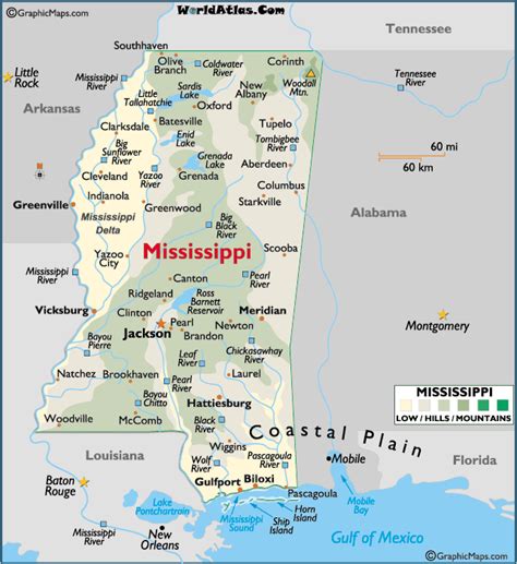 Mississippi Maps And Facts Mississippi Mississippi Facts Usa State