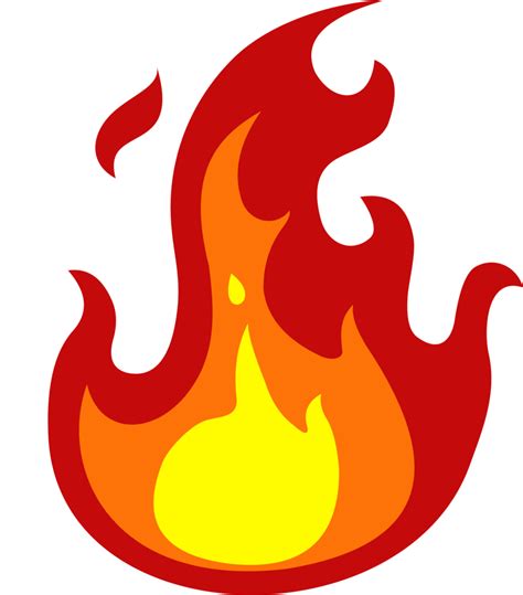 Real Fire Vector Png Download Llama De Fuego Dibujo Para Colorear