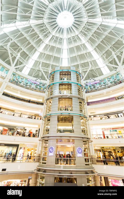 Shopping Mall Atrium Stock Photo Alamy