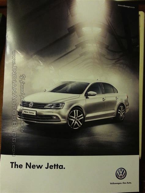 Vw Jetta Facelift Brochure Inside Changes Revealed