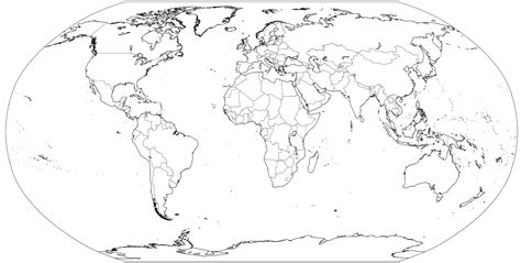 World Map Coloring Page At Free Printable Colorings