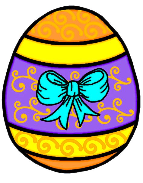 Easter Eggs Clipart Purple Striped Easter Egg Vector Clipart Image