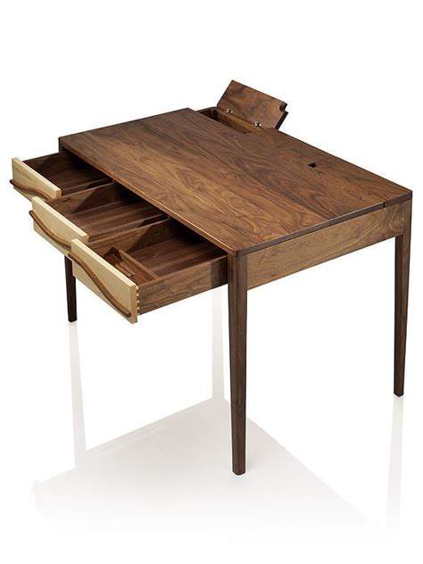 Made By Hand Online Writing Desk In Black Walnut And Maple