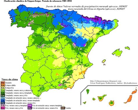 Mapas Y Gráficos Climatológicos Mapas Clasificación Climática De