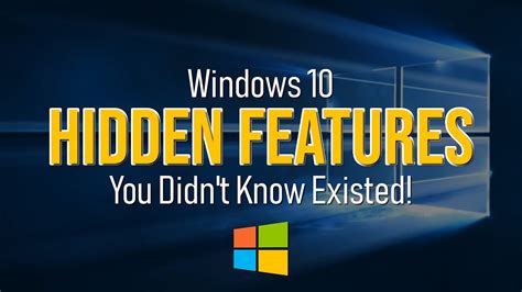 Windows 10 Hidden Features You Didnt Know Existed Webjunior