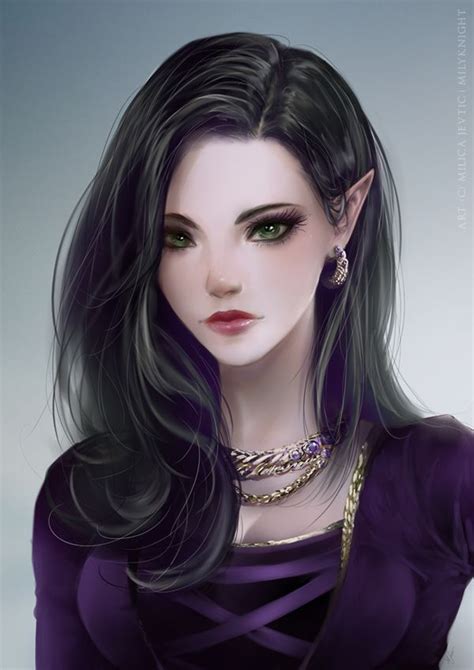 Elf Girl Commission By Milyknight On