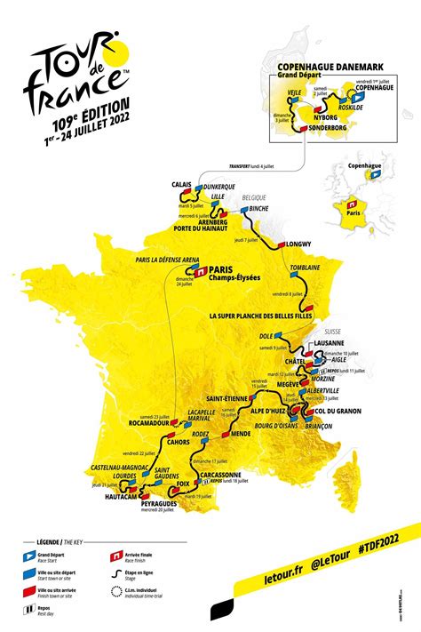 Tour De France Route Map France Cycling Tours