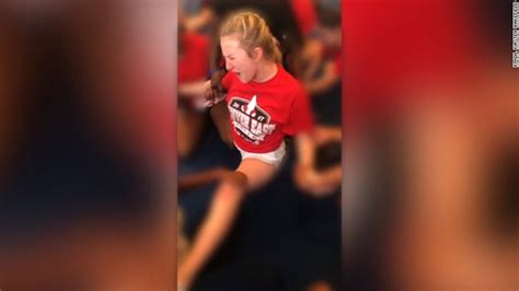 Videos Show High Babe Cheerleaders Forced Into Splits