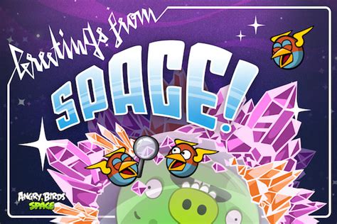 Angry Birds Space For Android Iphone And Ipad Gets Cosmic Crystals