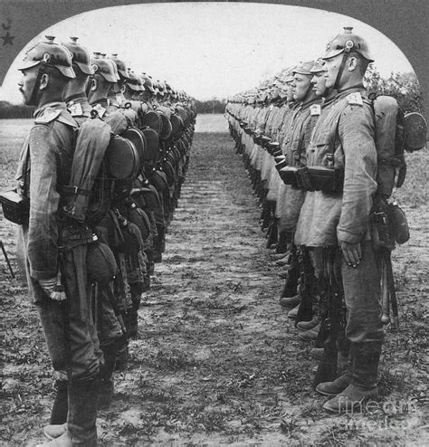 World War I German Troop Photograph By Granger