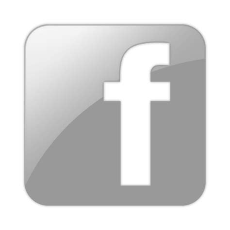 Download High Quality Facebook Instagram Logo Gray Transparent Png