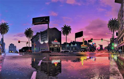 Photo Wallpaper Car City Game Sky Grand Theft Auto Grand Theft
