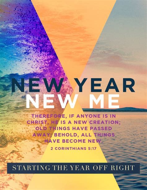 New Year New Me Church Flyer Template Flyer Templates